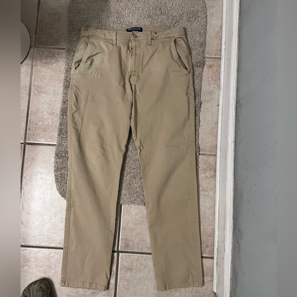Arizona khaki pants 36x32 flex straight leg